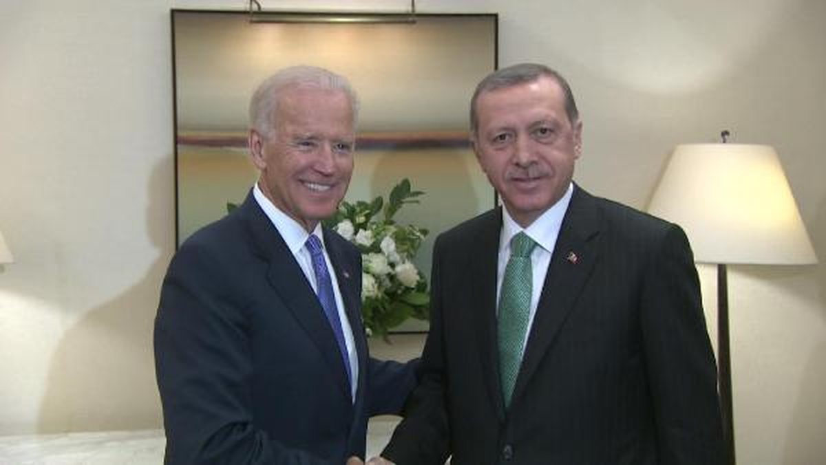 Cumhurbaşkanı Erdoğan, ABD Başkan Yardımcısı Bıden ile Görüştü
