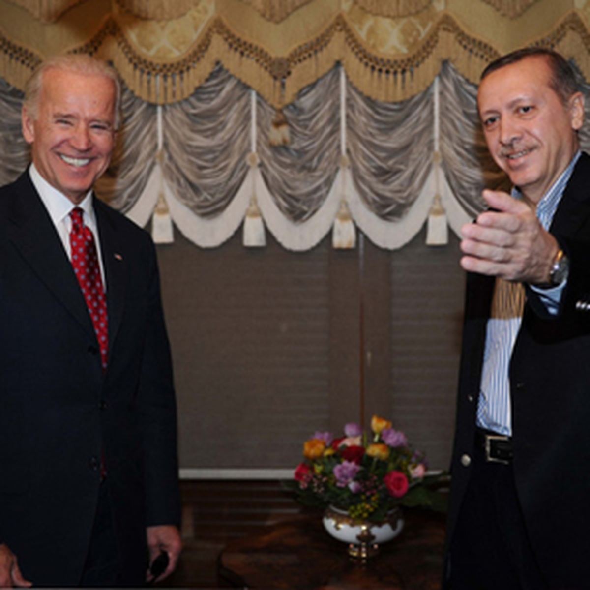 Cumhurbaşkanı Erdoğan ABD Başkan Yardımcısı Biden ile Görüştü