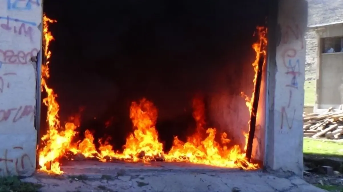 Kars\'ta Yangın Tatbikatı Gerçeği Aratmadı