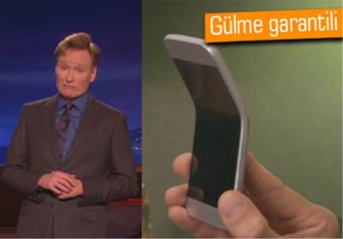 Komedi: Conan, Bükülebilir İphone 6\'yla Dalga Geçerken Samsung\'u Övdü
