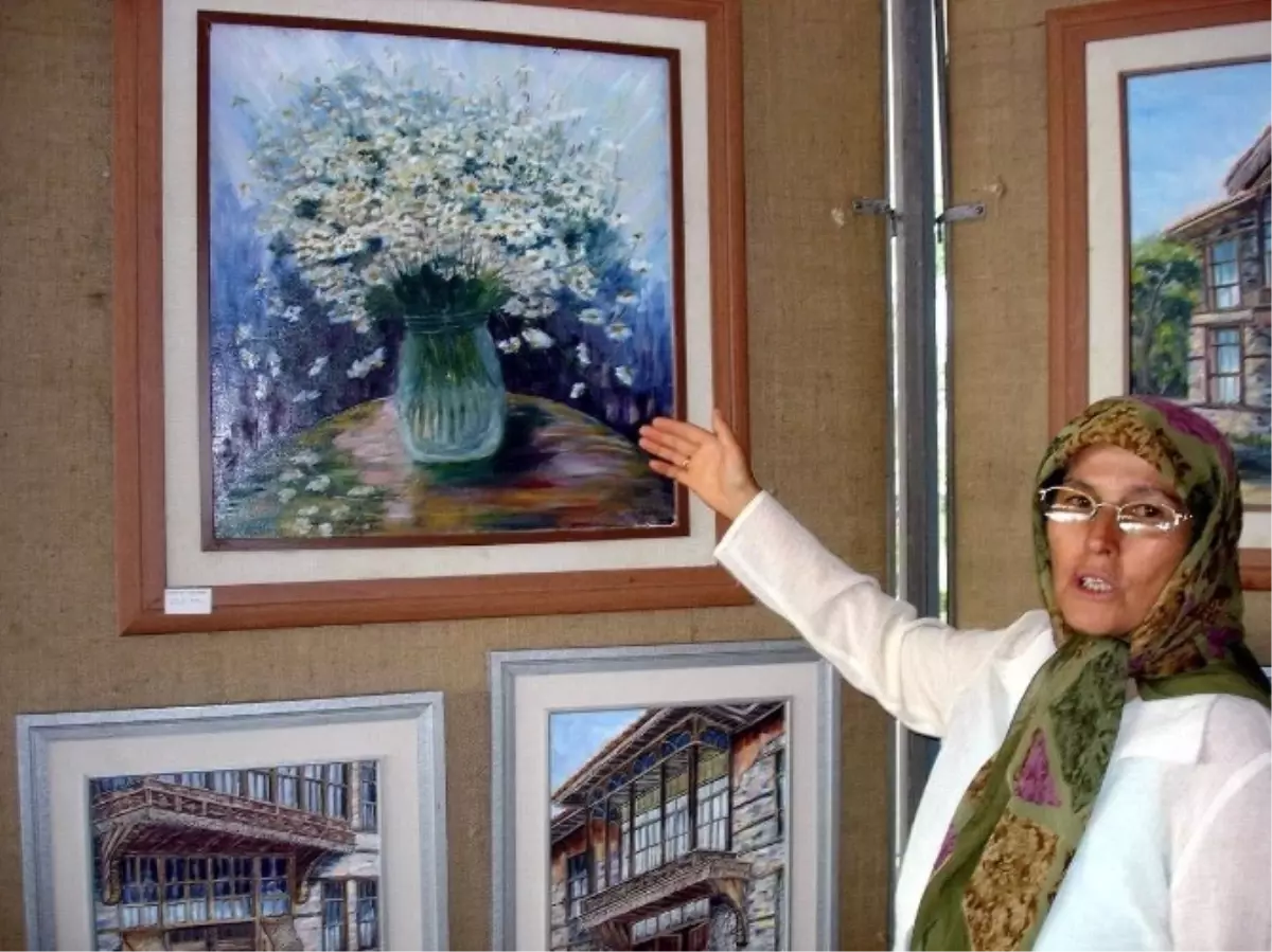 Seydişehirli Fatma Kırdar'dan Mardin'de Resim Sergisi