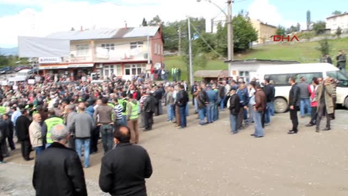 Murgul\'da Siyanüre Hayır Protestosu Yapıldı