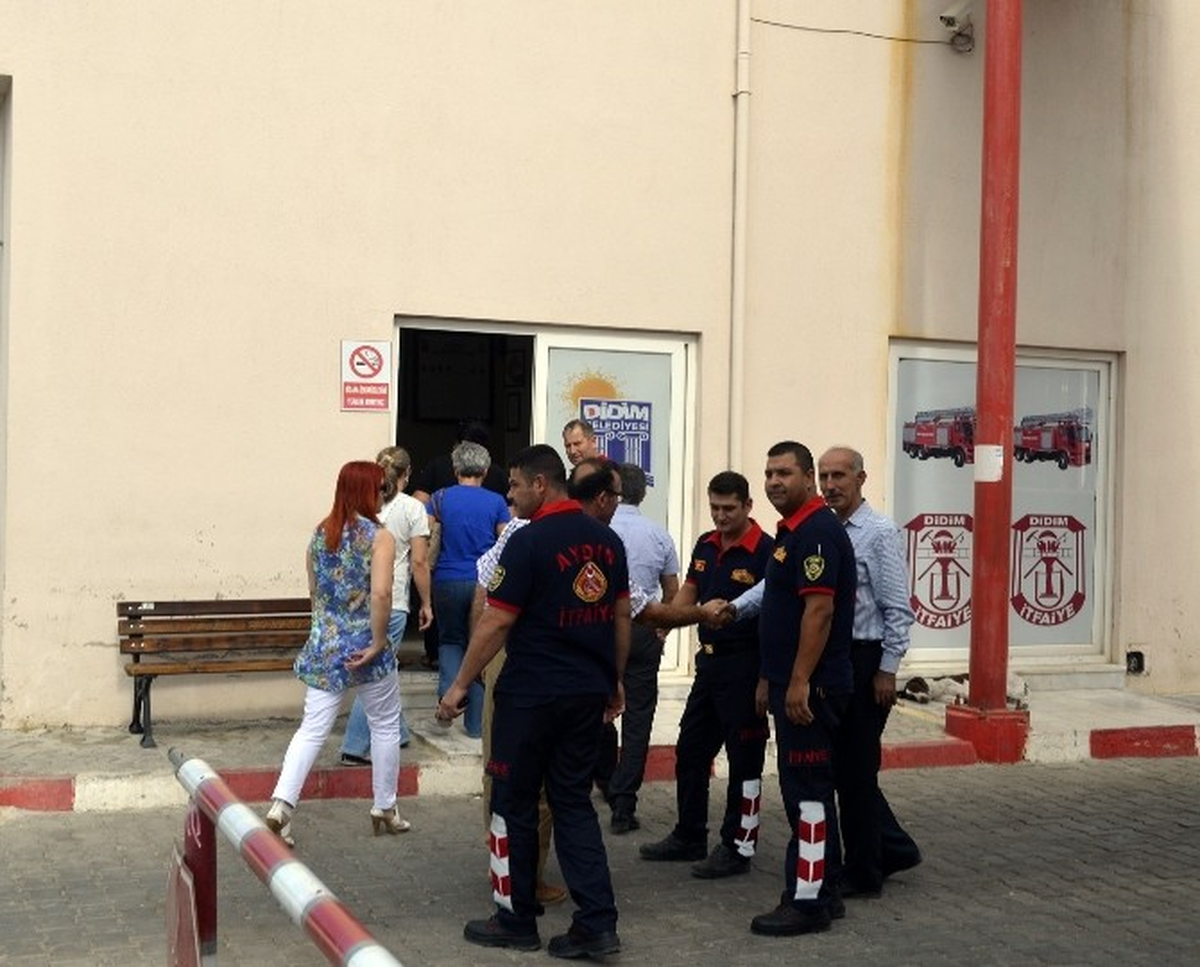 CHP Didim İlçe Yönetiminden İtfaiyecilere Ziyaret