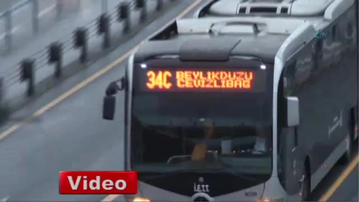 Metrobüs Şeridi Yönlendirme Çalışmaları Başladı