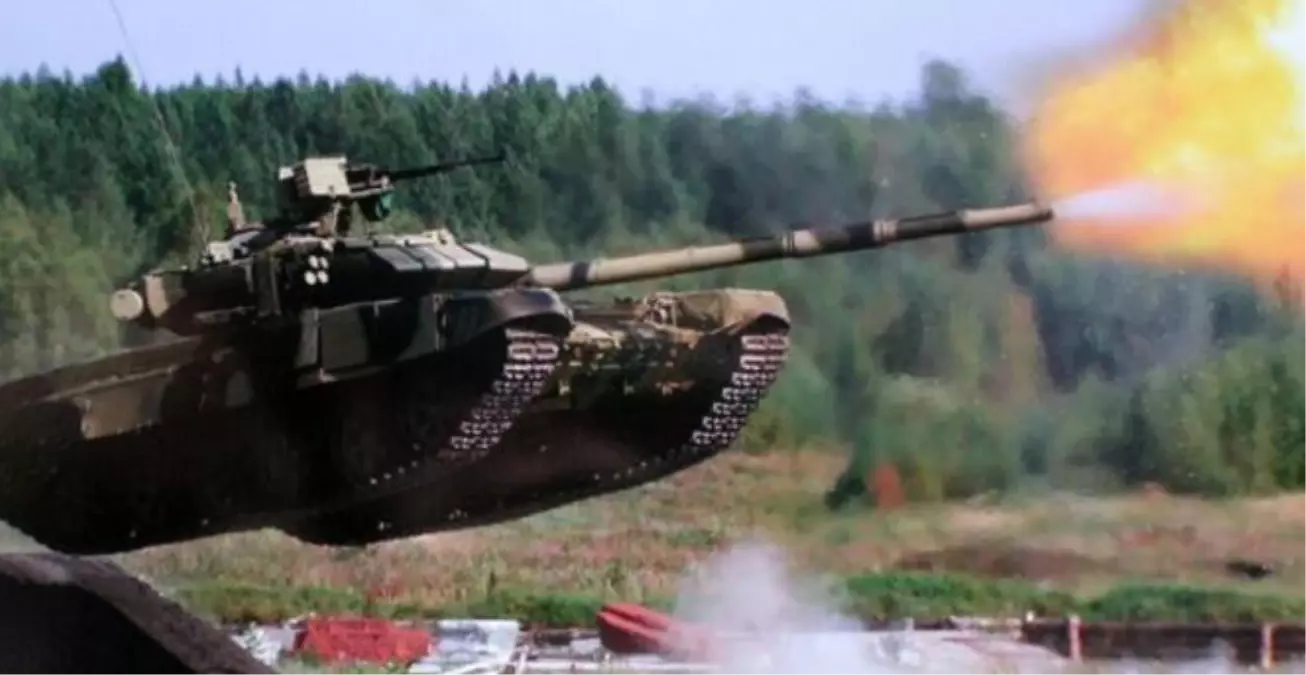 Uçan Tank T90MC Bir Metre Duvar Aşıyor