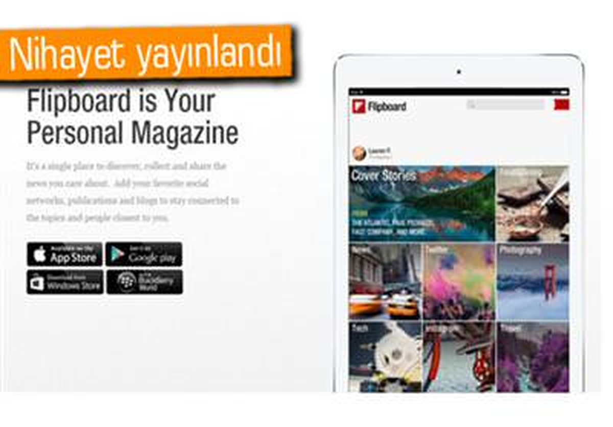 Windows Phone İçin Flipboard Yayınlandı
