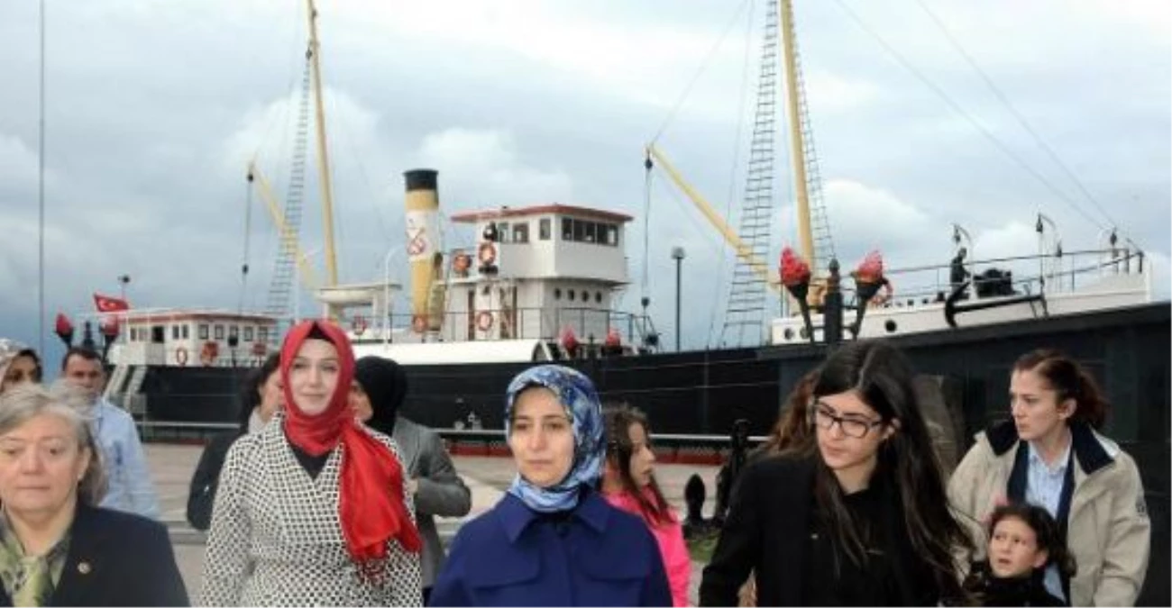 Başbakan Davutoğlu\'nun Eşi Sare Davutoğlu, Samsun\'da Turistik Yerleri Gezdi