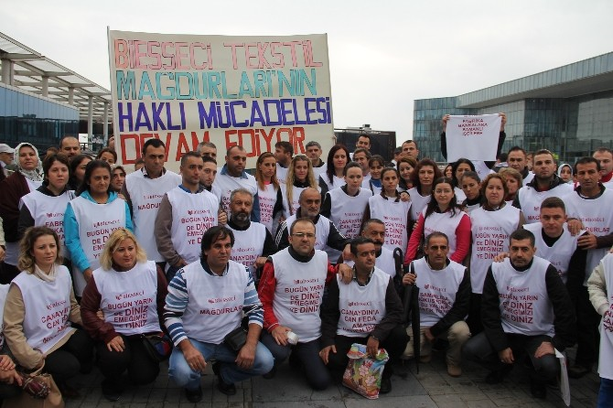 Efsane Başkanın Fabrikasında Çalışan İşçiler Eylem Eylem Yaptı