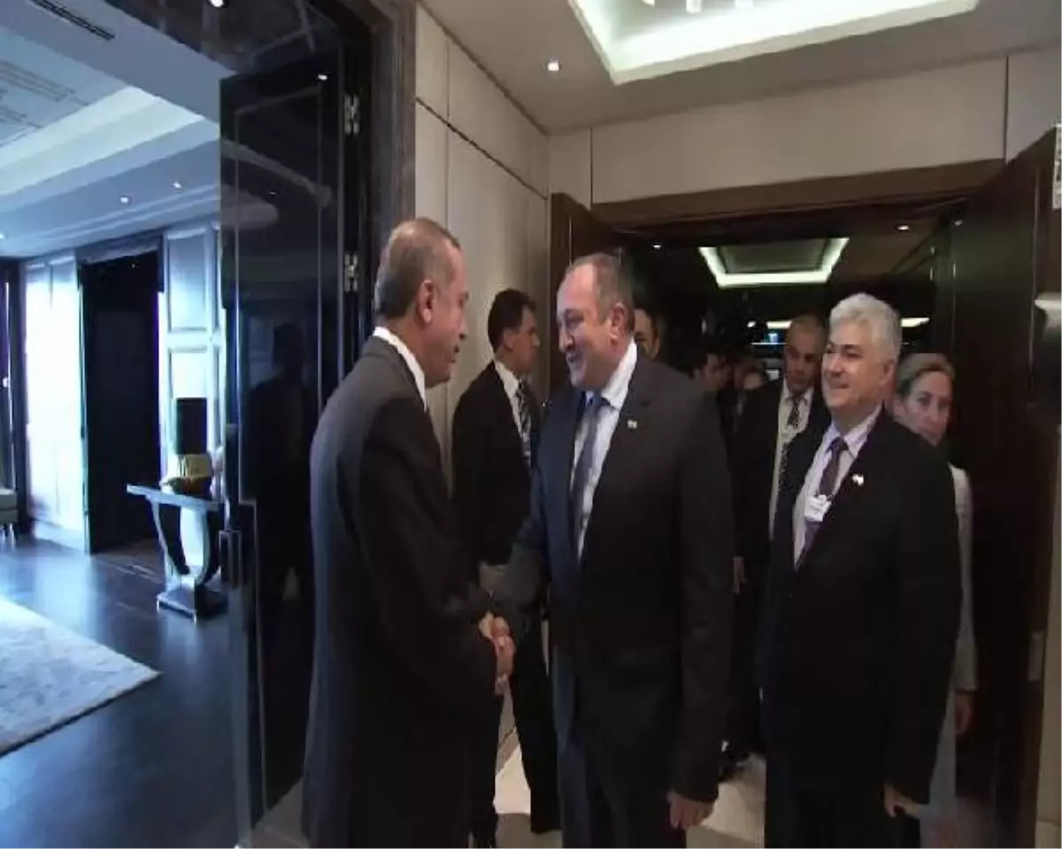 Erdoğan, Gürcistan ve Kırgızistan Liderleriyle Görüştü