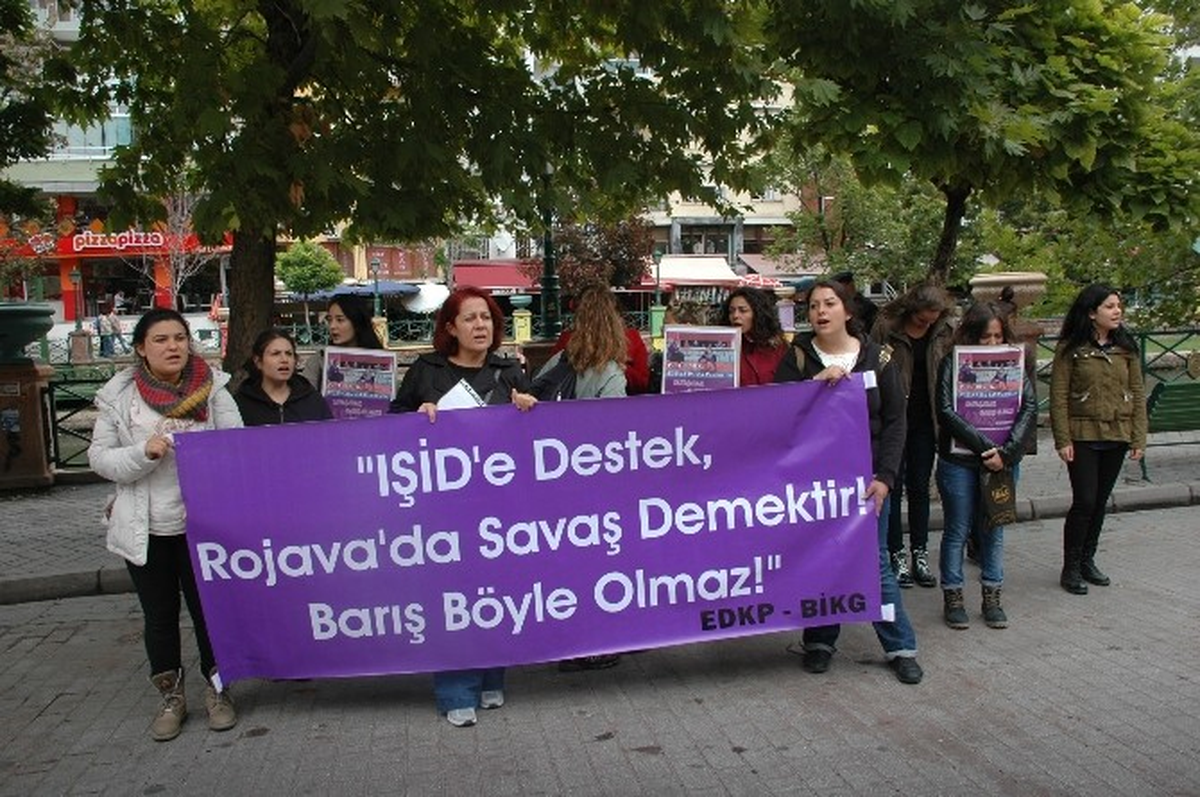 Eskişehir Demokratik Kadın Platformu\'ndan Kobani Açıklaması