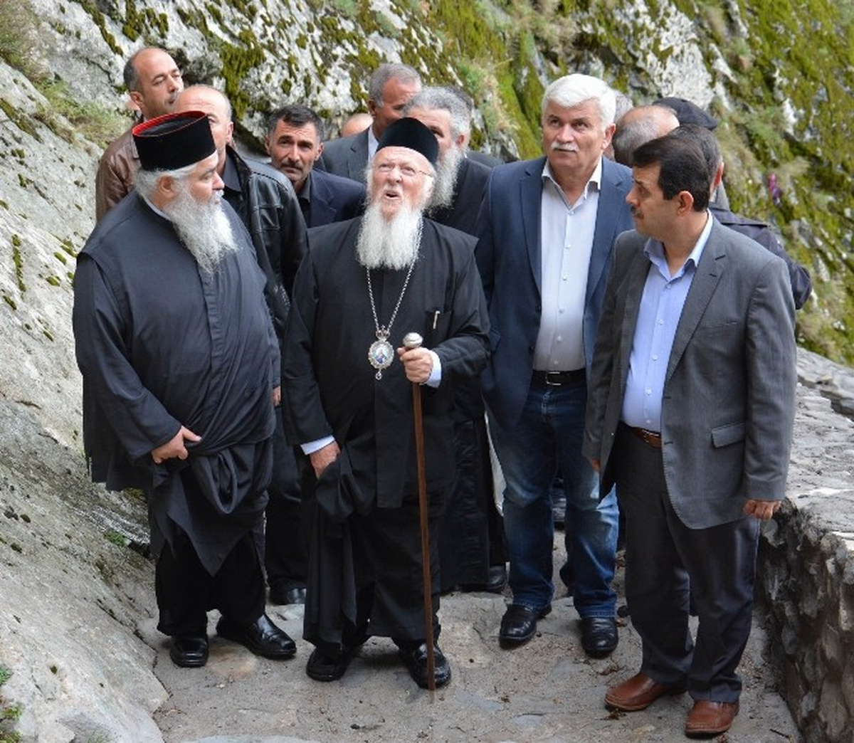 Fener Rum Patriği Bartholomeos\'tan Şebinkarahisar\'daki Meryemana Manastırı\'na Ziyaret