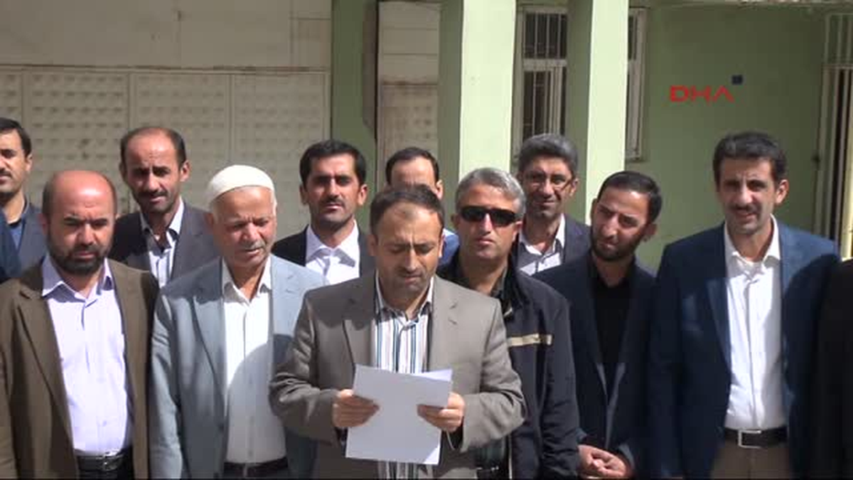 Hakkari\'de İmamlardan IŞİD Protestosu
