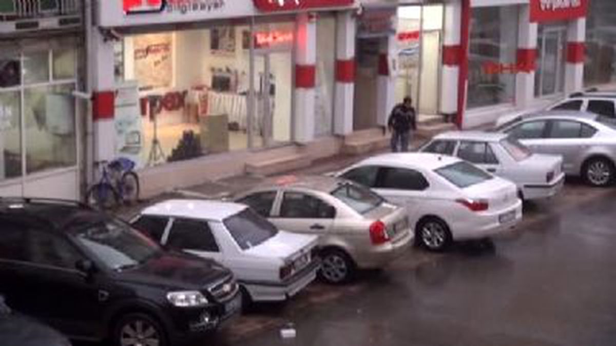 Kaza Anı Kameralara Yansıdı