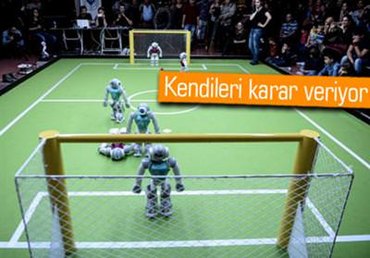 Robotların Futbol Maçı Nefes Kesti