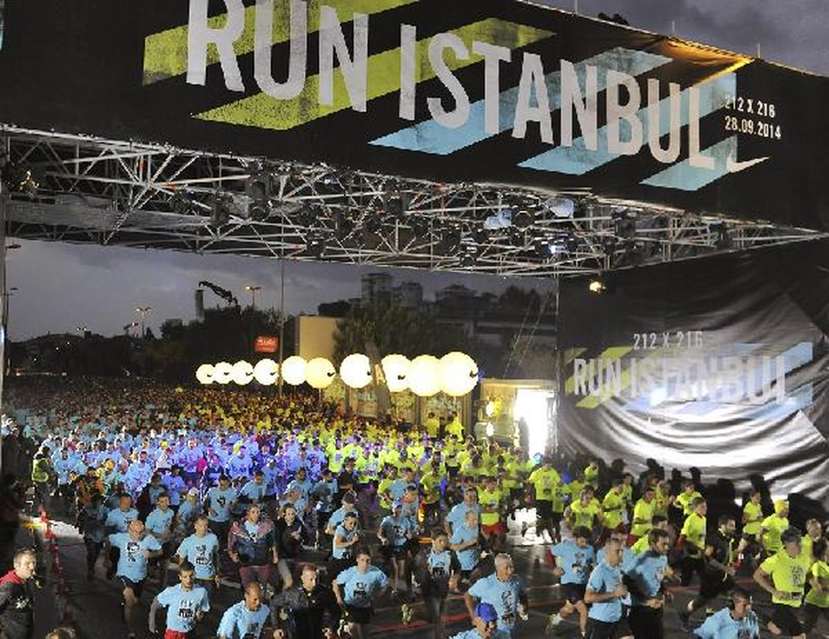 Run Istanbul", 10 Bine Yakın Kişinin Katılımıyla Koşuldu