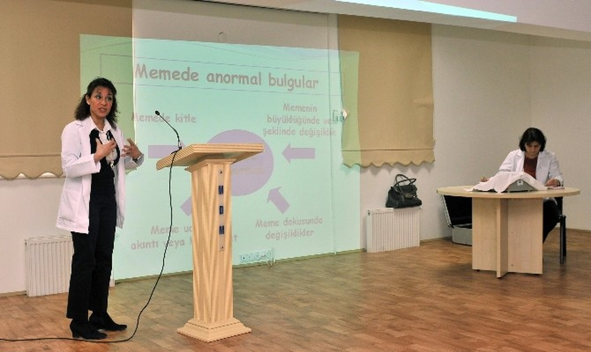 Yeşilbayırlı Kadınlar Kansere Karşı Bilinçlendirildi