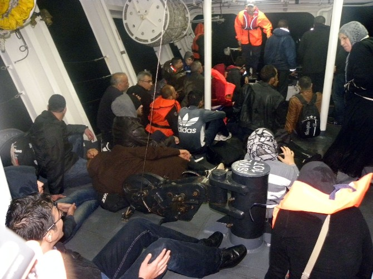43 Sığınmacı Sahil Güvenlik Tarafından Kurtarıldı