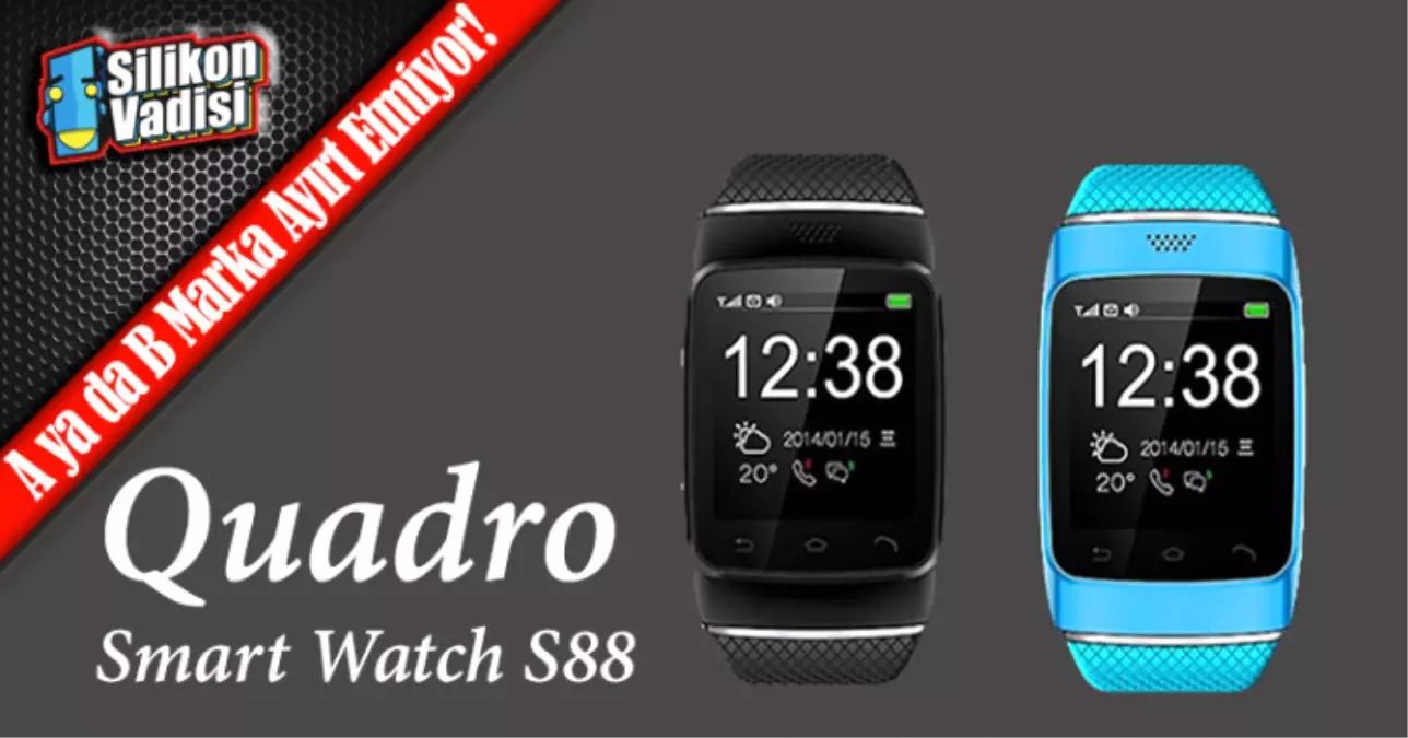 Android, İos ve Wp\'a Uyumlu Smart Watch S88!