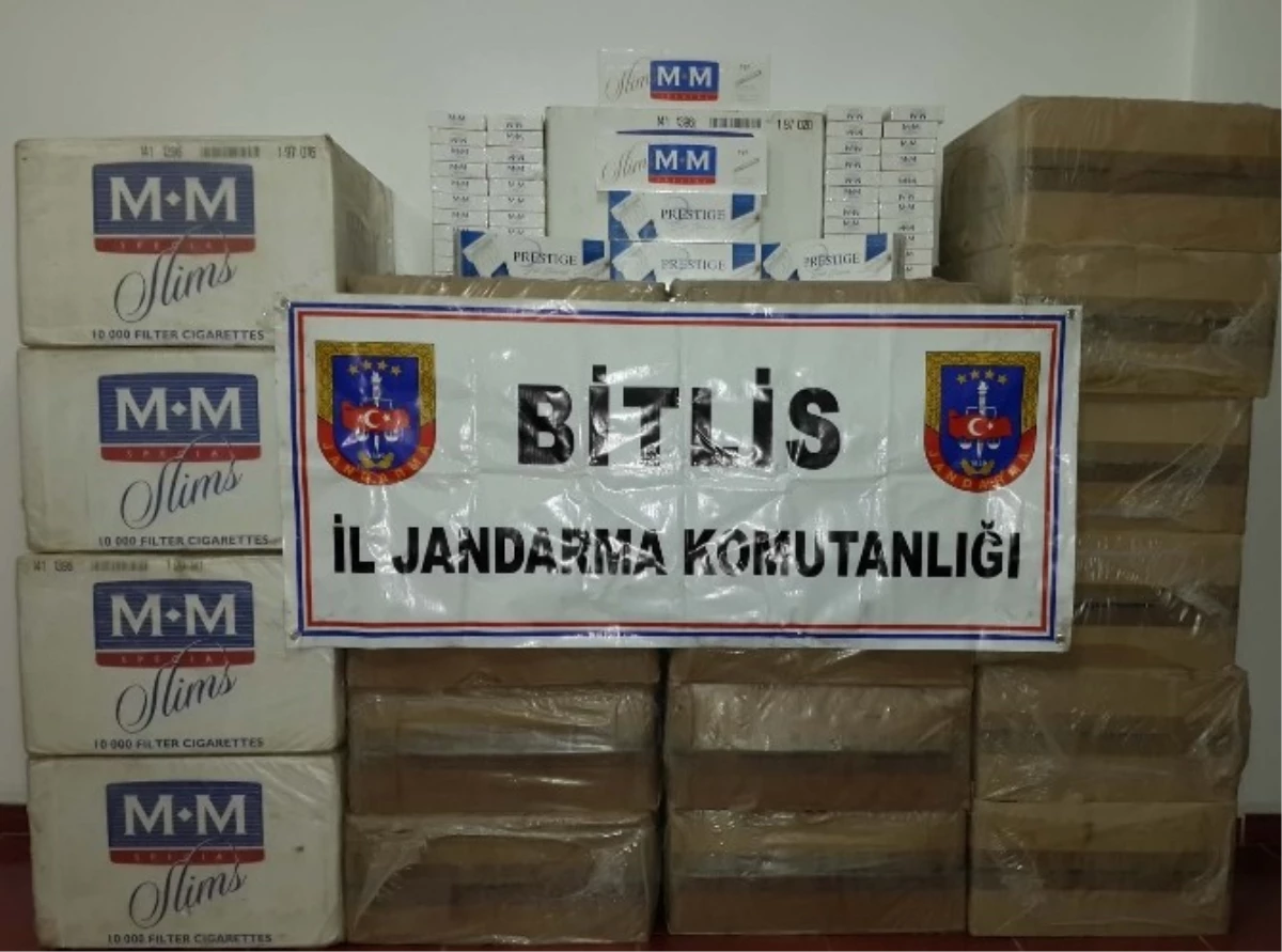 Bitlis\'te 35 Bin Paket Sigara Ele Geçirildi