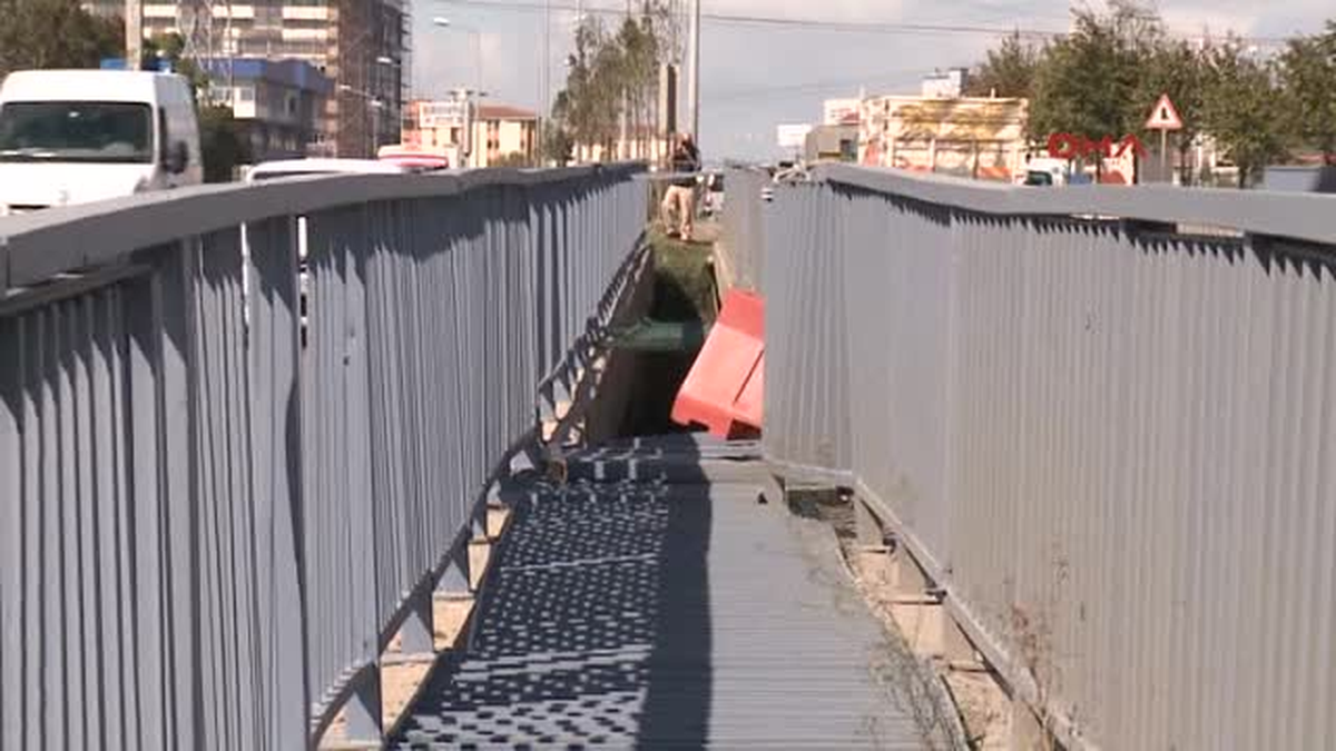 İstanbulluları Korkutan 'Üstgeçit Korkulukları'