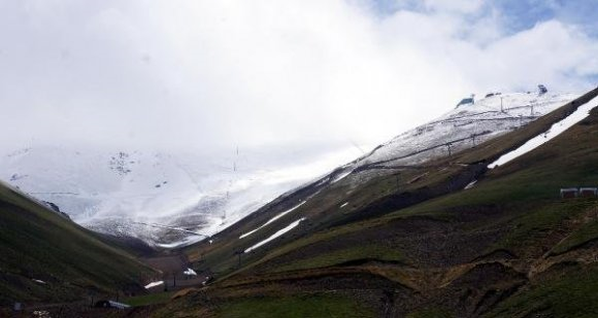 Palandöken\'e Kar Yağdı