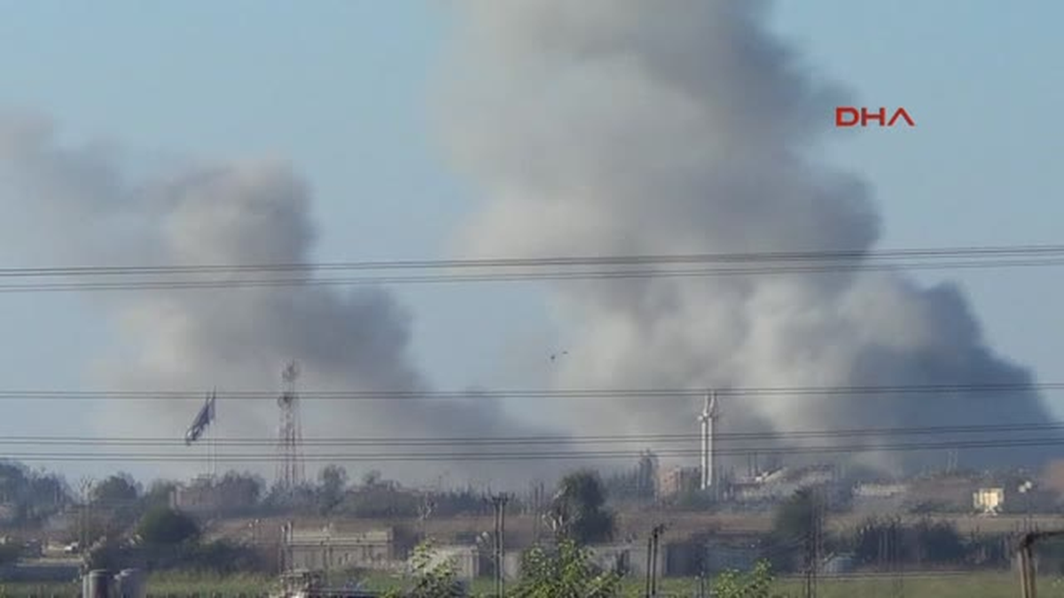 Şanlıurfa Savaş Uçakları Telabyad\'ı İkinci Kez Bombaladı