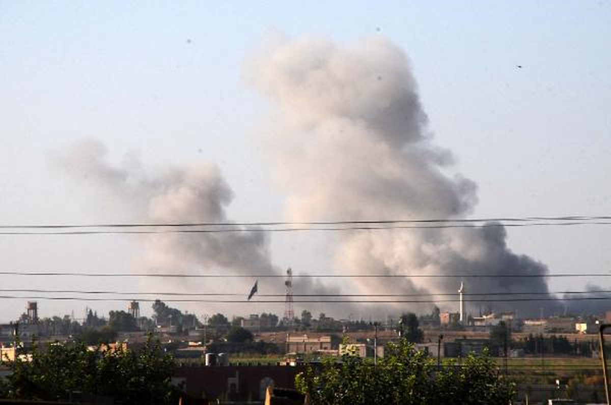 Savaş Uçakları Telabyad\'ı İyine Bombaladı