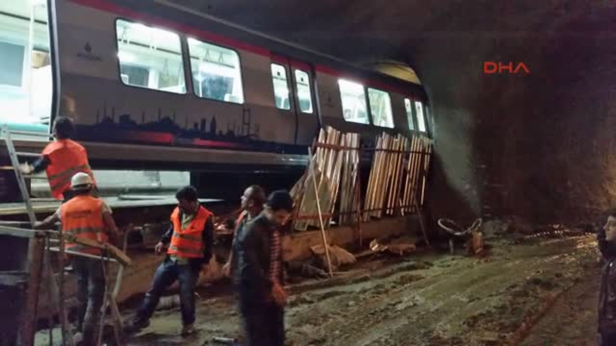 Seyrantepe Metroda İnanılmaz Kaza