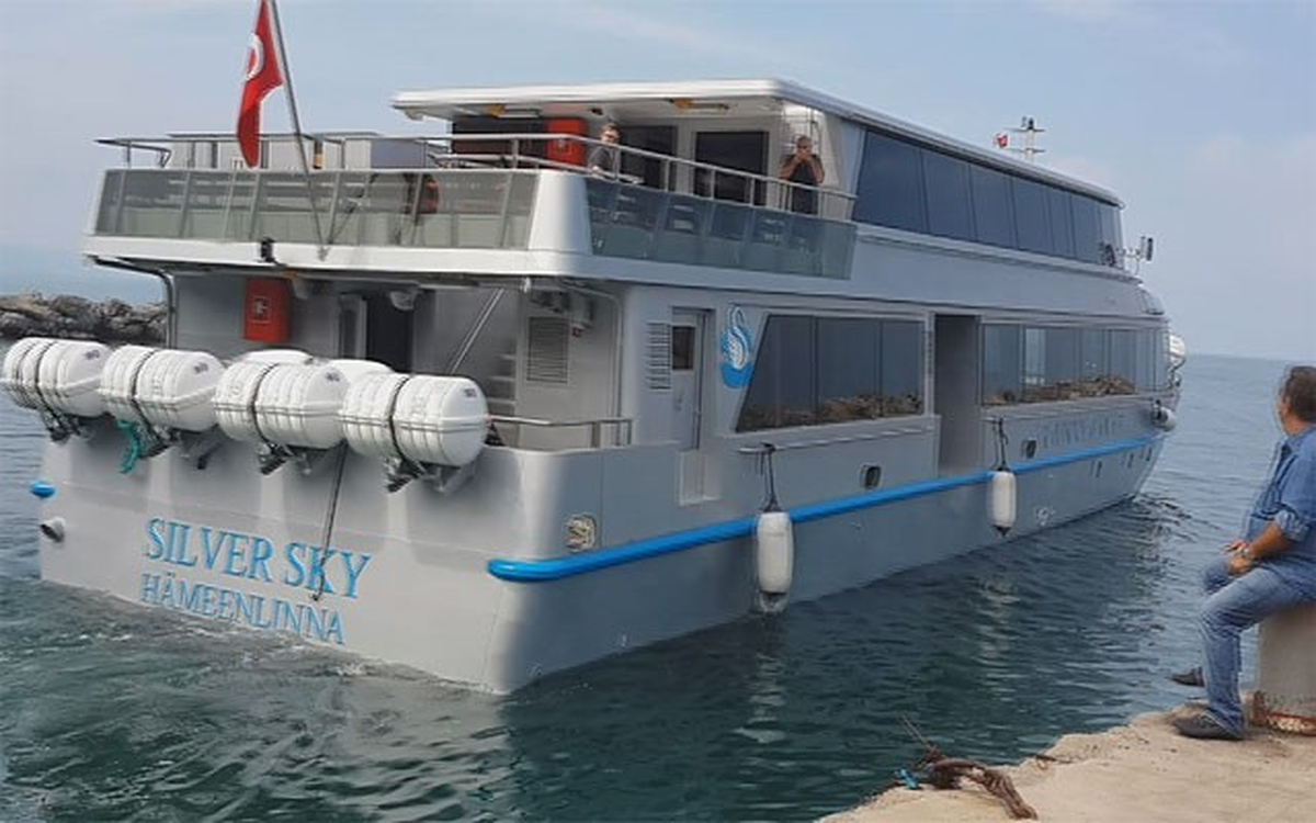 Yapımı Tamamlanan Yolcu Gemisi Finlandiya\'ya Teslim Edildi