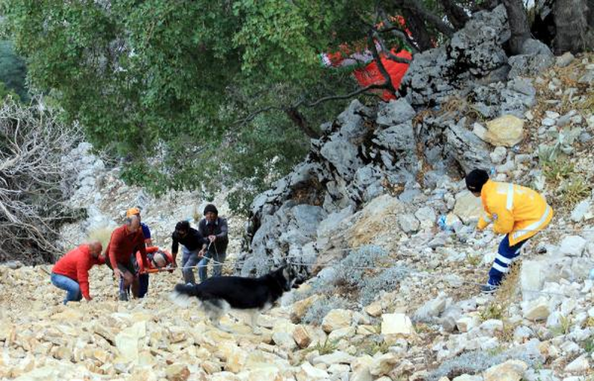 100 Metreden Düşen Paraşütçüyü Ağaç Kurtardı