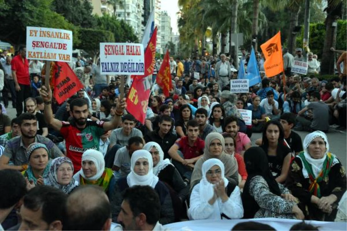 Adana\'da Işıd Protestosu