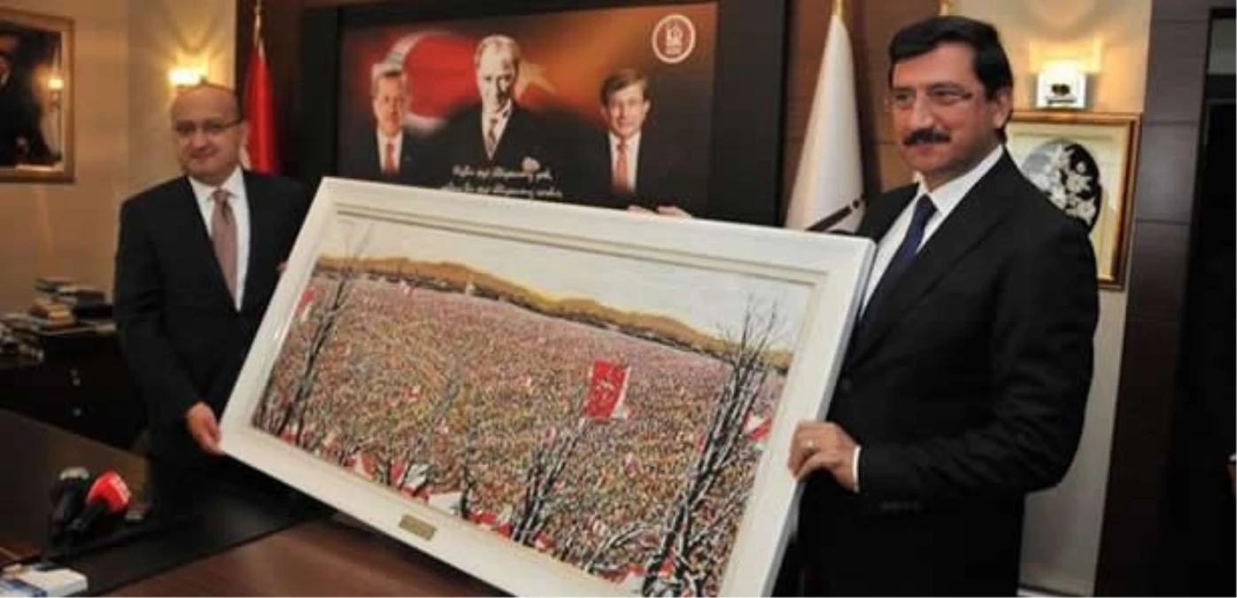 Başbakan Yardımcısı Yalçın Akdoğan Mustafa Ak\'ı Ziyaret Etti