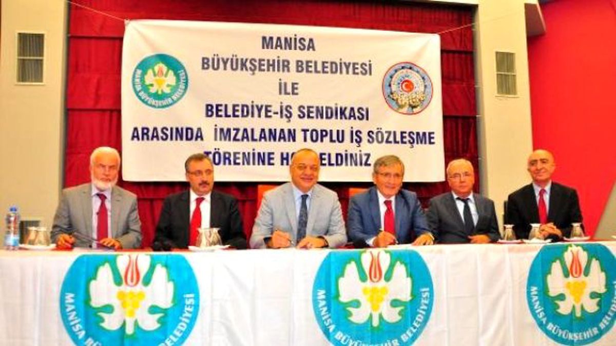Manisa\'da Belediye İşçilerine Bayram Öncesi Yüzde 25 Zam
