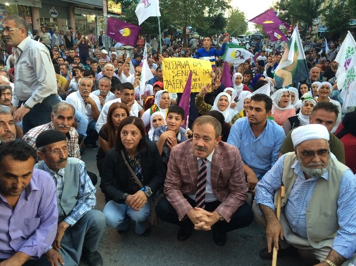 Mersin\'de \'Işid\' Protestosu