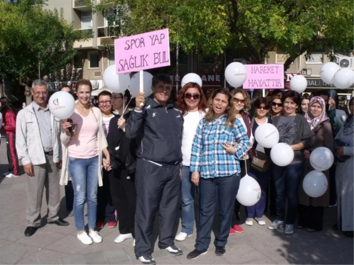 Sağlıklı Yaşam Yürüyüşünde Obeziteye Dikkat Çekildi