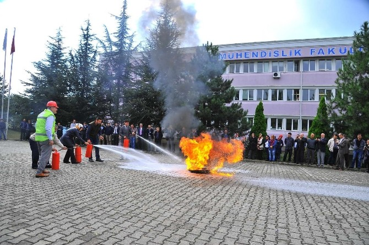 Saü\'de Yangın Tatbikatı