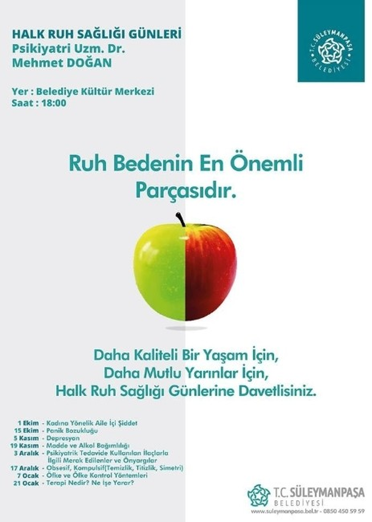 Tekirdağ\'da \'Halk Sağlığı Günleri\' 1 Ekim\'de Başlıyor