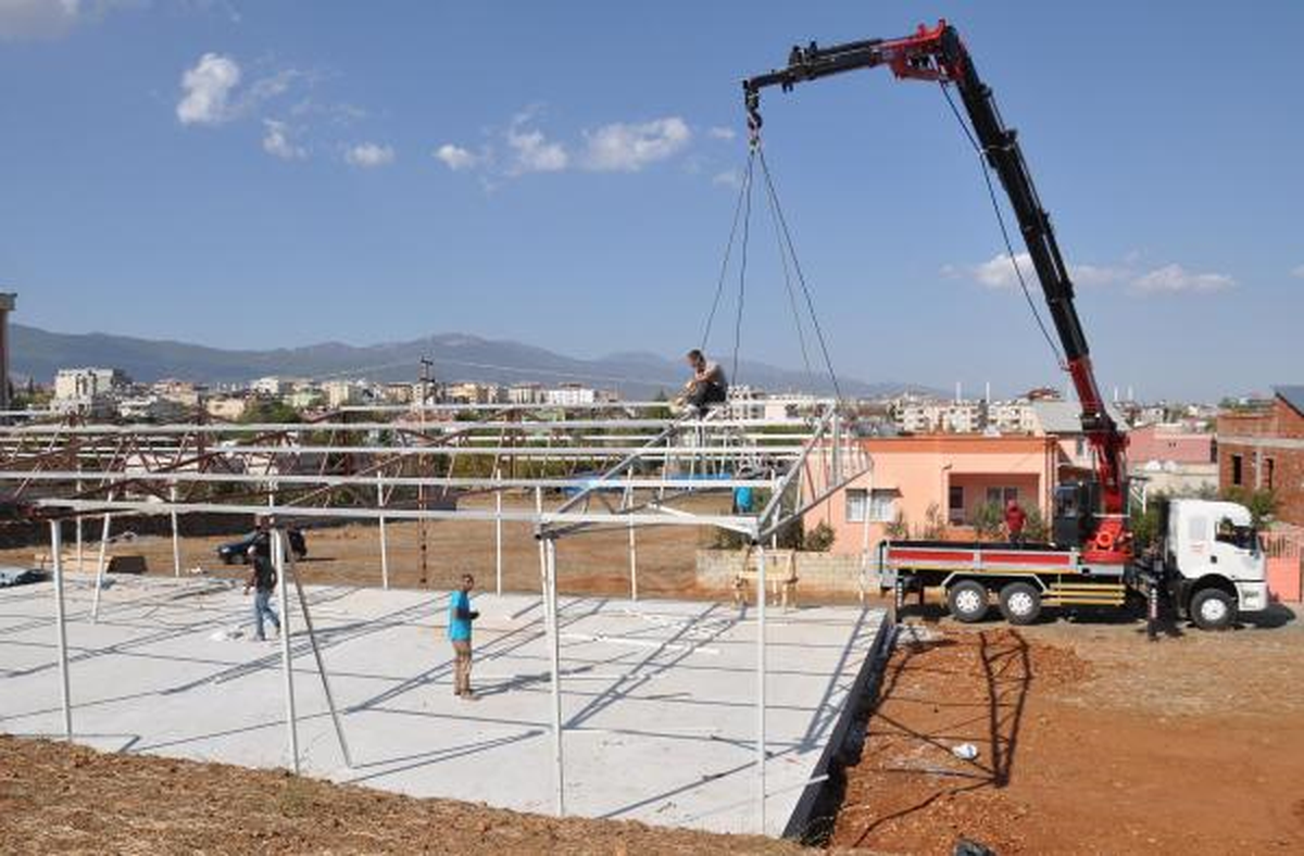 UNİCEF\'ten Suriyeli Çocuklar İçin Prefabrik Okul