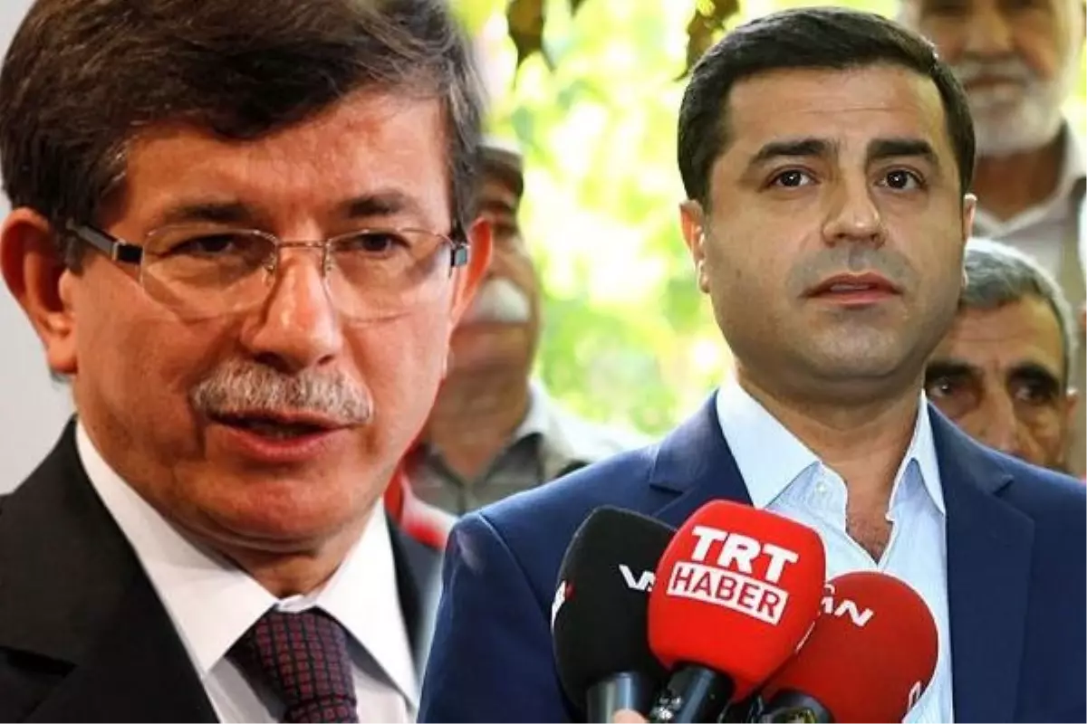 Başbakan Davutoğlu, Demirtaş\'ı Kabul Etti