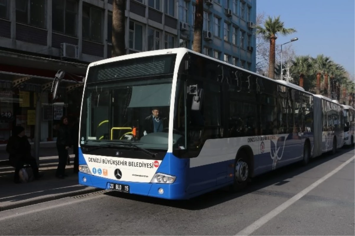 Denizli\'de Bayramda Otobüsler 2 Gün Ücretsiz