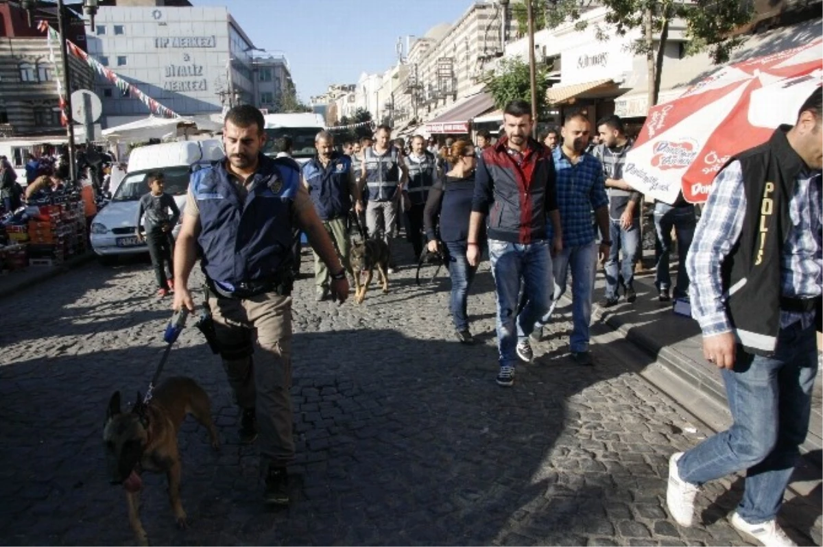 Diyarbakır\'da Bin Polisle Asayiş Uygulaması