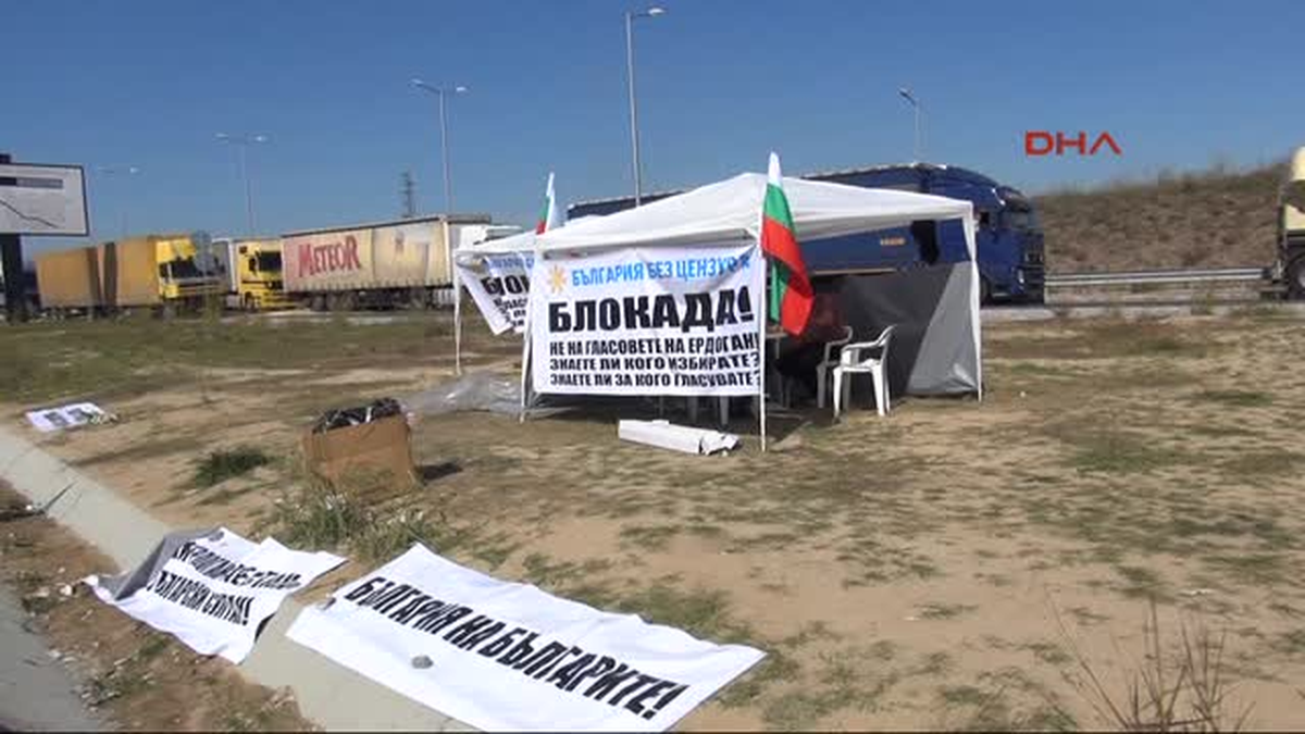 Edirne Bulgar Milliyetçiler Soydaş Oyları İçin Yol Kapattı