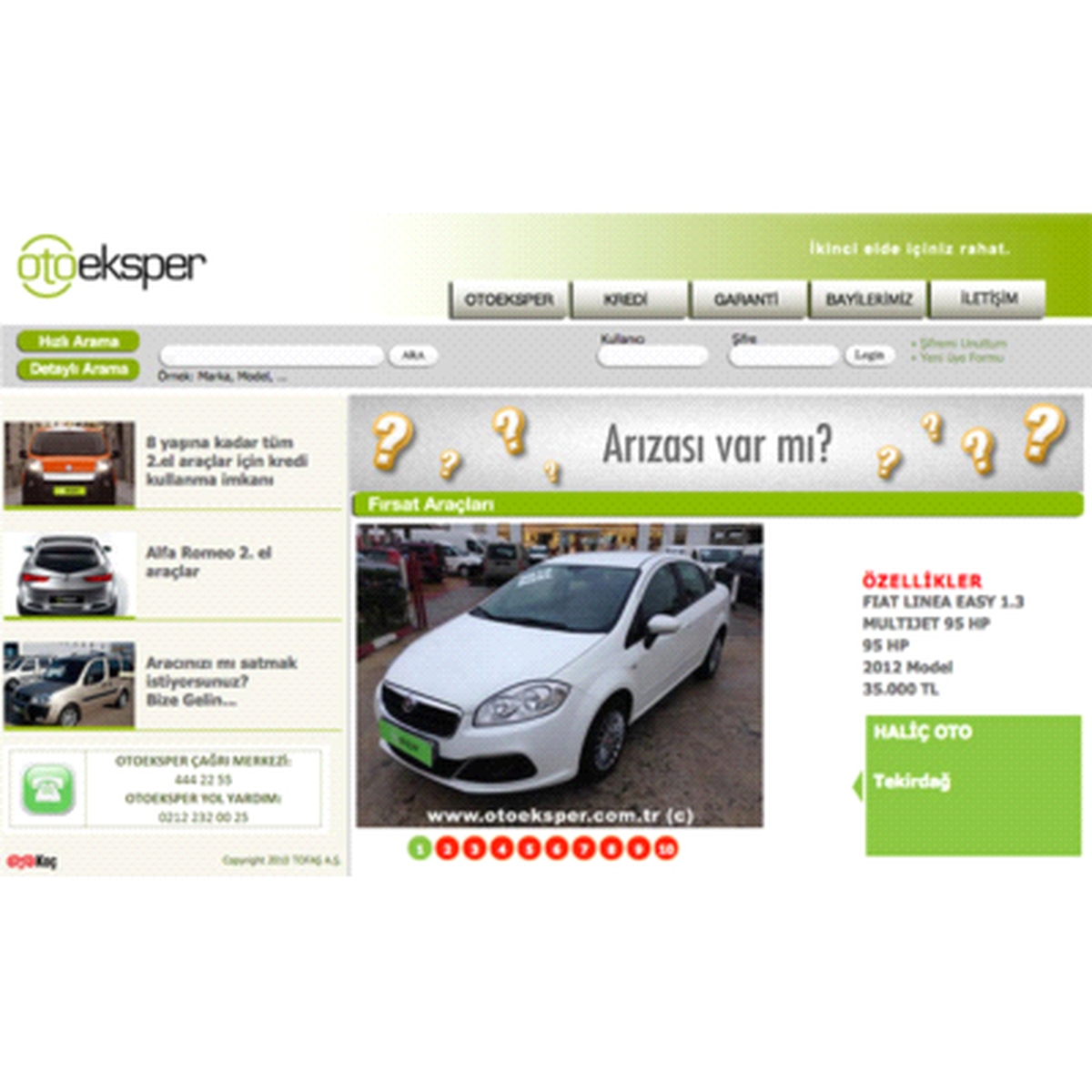 Garantili İkinci Elin Adresi Otoeksper
