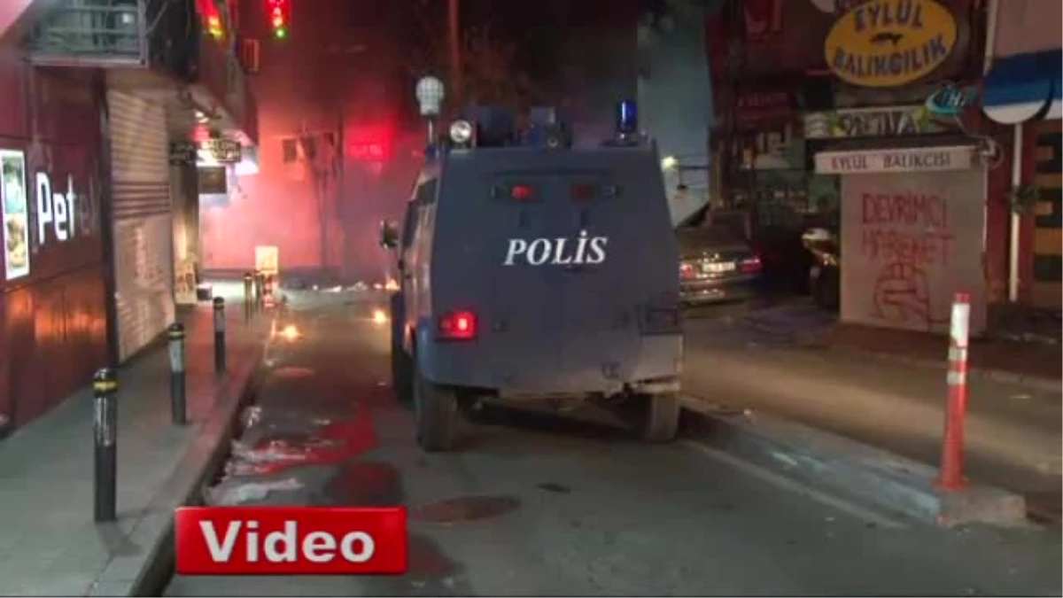 Okmeydanı\'ndaki İzinsiz Gösteriye Polis Müdahalesi