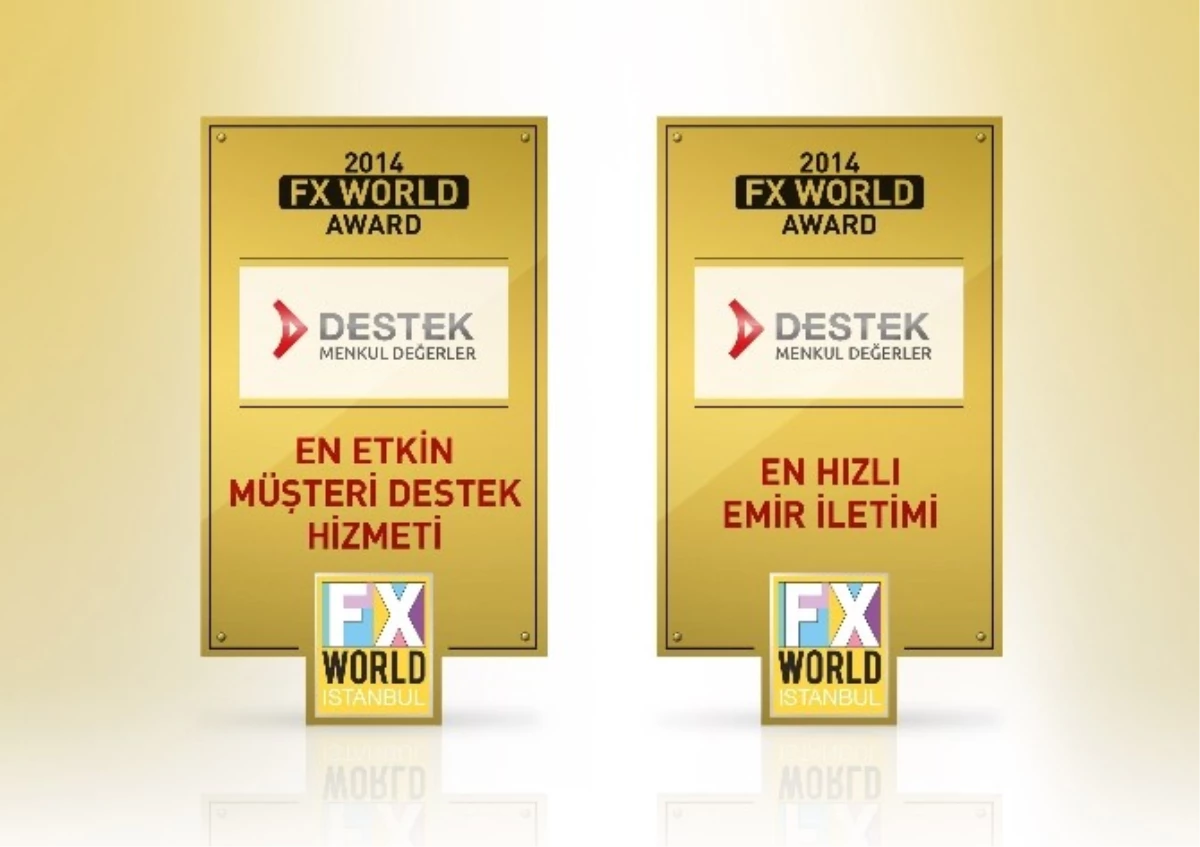Türkiye\'nin En İyi Aracı Kurumu\' Açık Ara Farkla Destek Menkul Değerler Seçildi