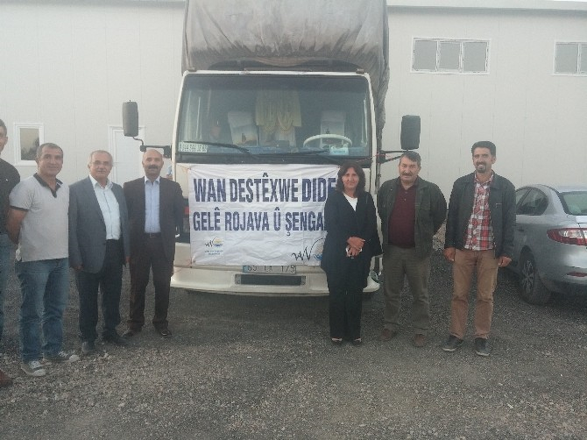 Van\'da Rojava ve Şengal İçin Yardımlar Devam Ediyor