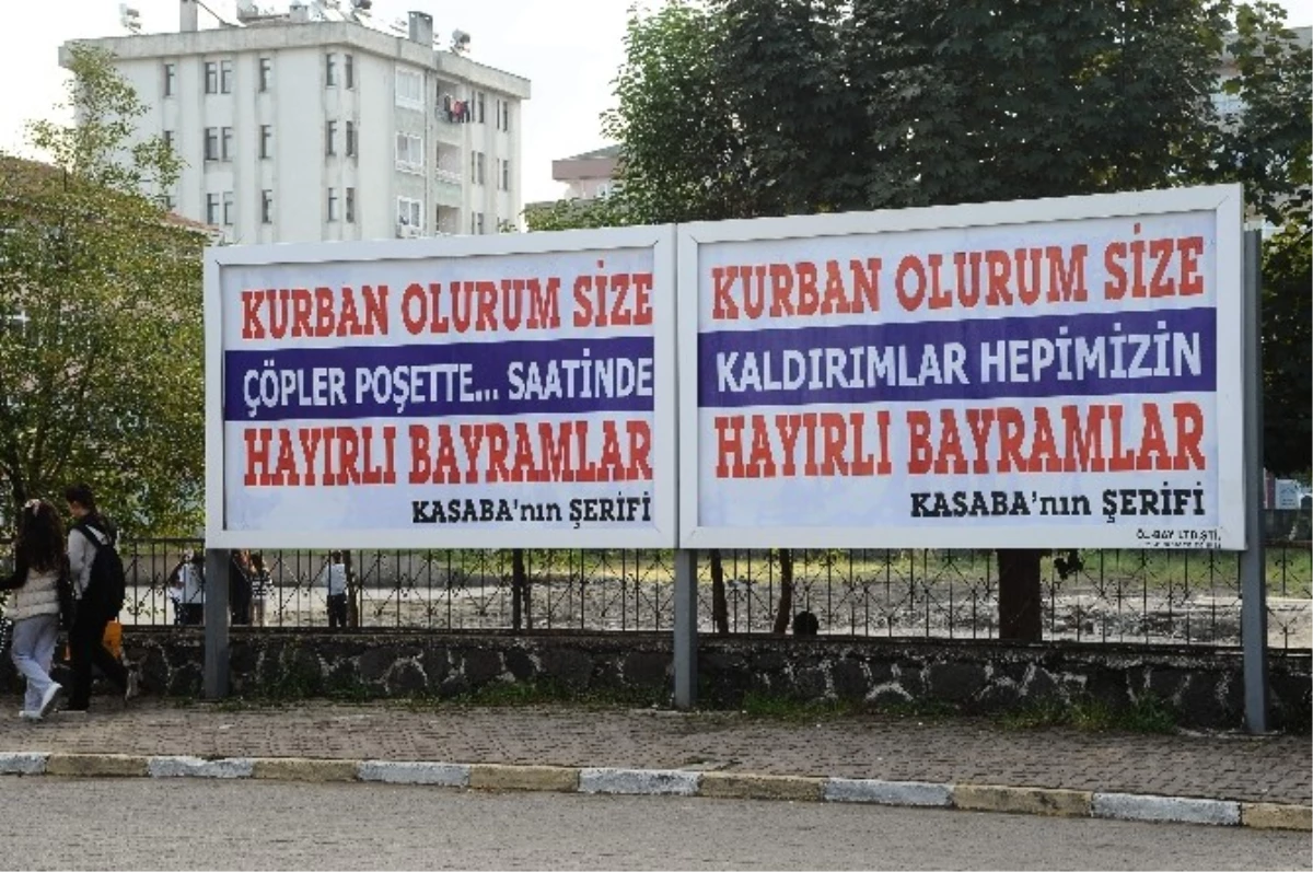 Belediye Başkanından "Kasabanın Şerifi " İmzalı Bayram Mesajı