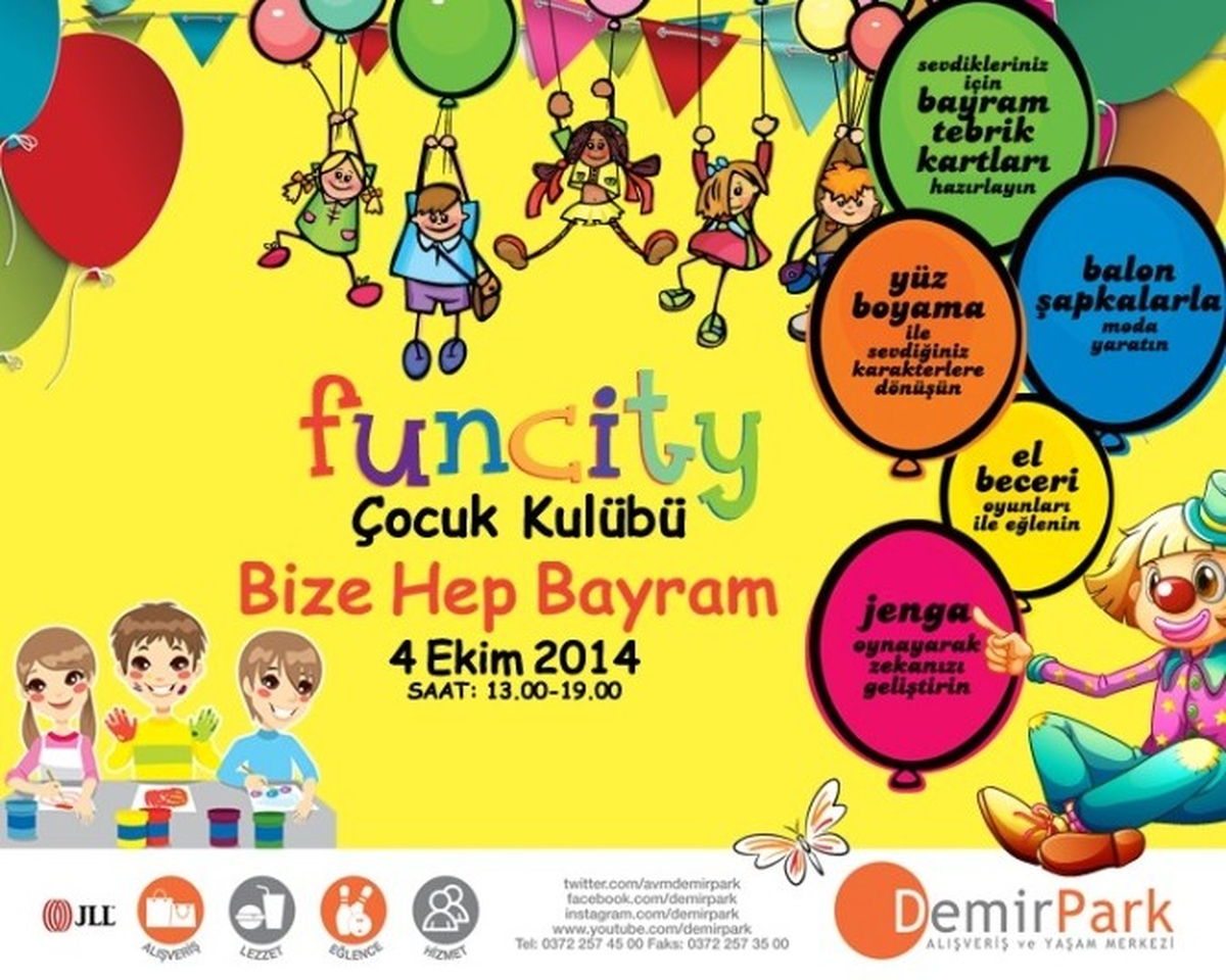 Demirpark Avm\'den Bayram Etkinlikleri