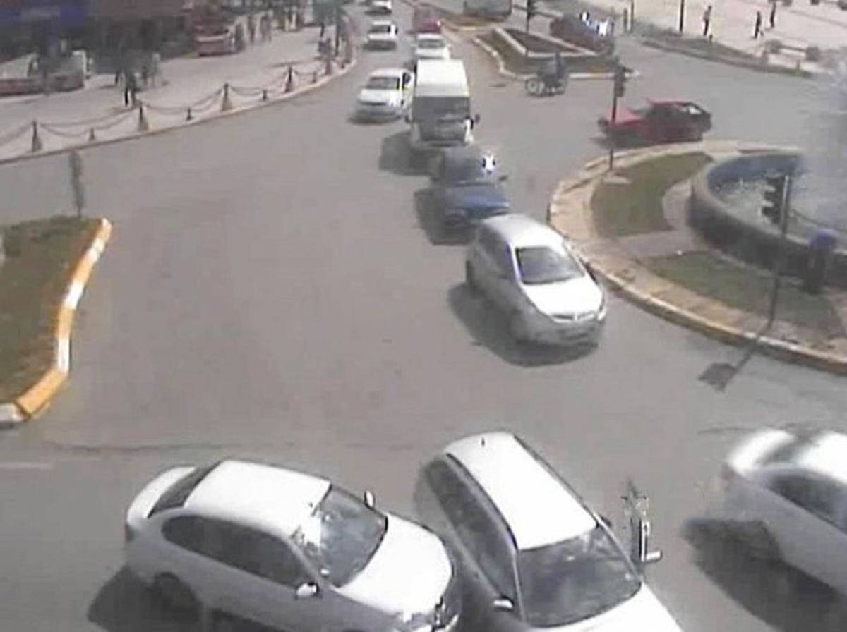 Erzincan\'da Trafik Kazaları Mobese\'ye Yansıdı