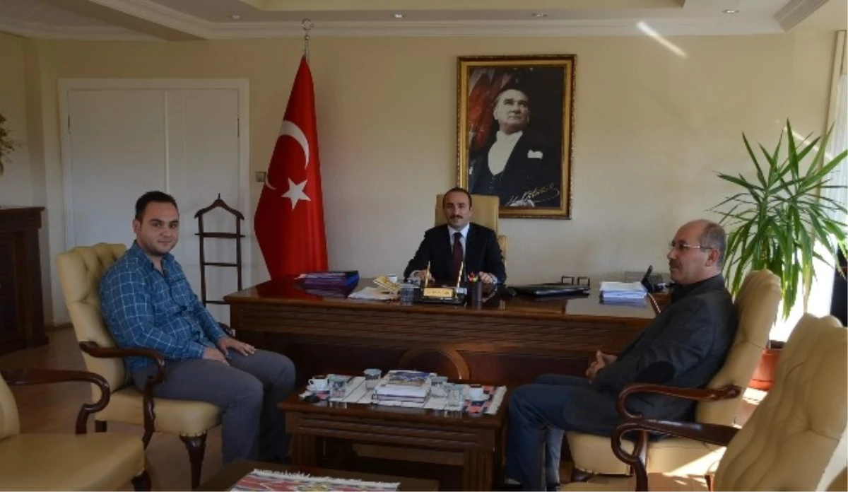 İha\'dan Başkan Şen ve Kaymakam Erdoğana Ziyaret